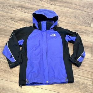 The North Face Kids Medium Purple and Black Snow and Raincoat